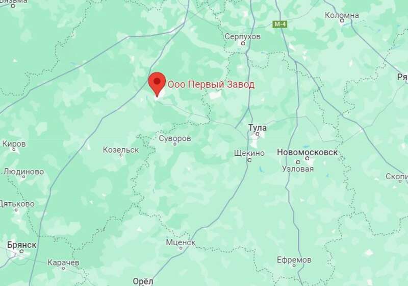 Перший завод, Росія, карта dqxikeidqxiqqeant