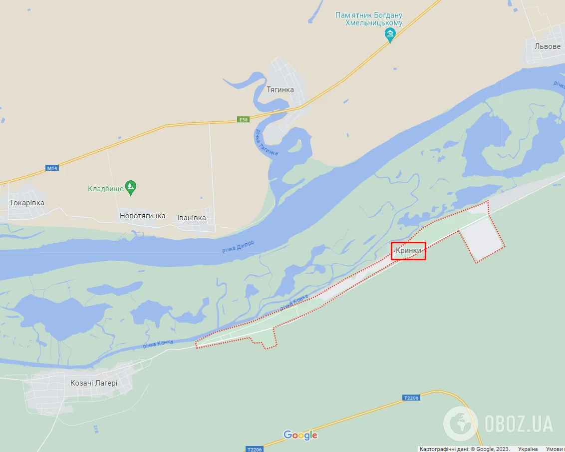 Кринки на карті dqxikeidqxitkant