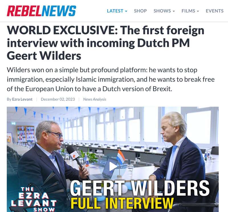 Снимок заголовка в Rebel News dqxikeidqxitkant