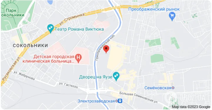 Электрозаводская ул., 21, здание 48 на карте Москвы