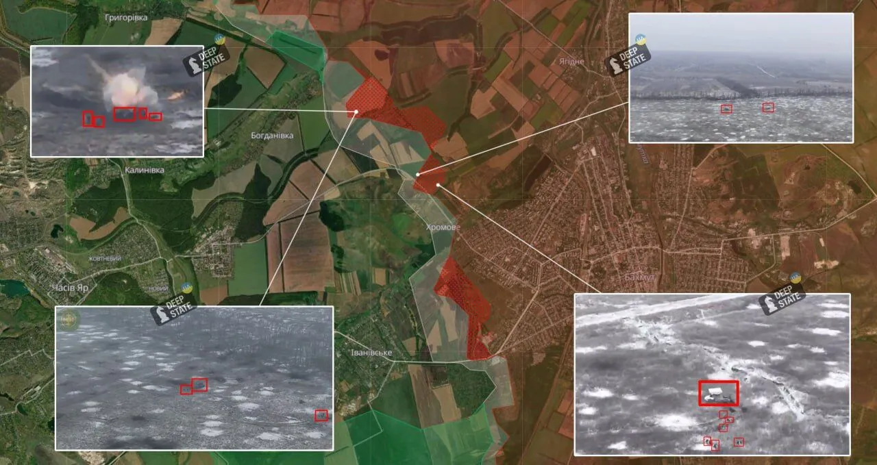 Війська РФ просуваються західніше Бахмута одразу в кількох місцях – DeepState dqxikeidqxitkant