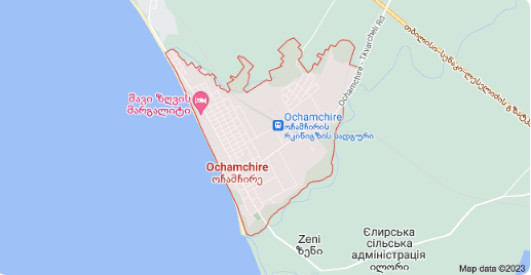 Порт Очамчире на карте dqxikeidqxiqqeant
