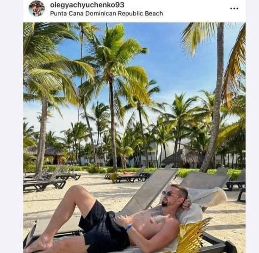 Работник ТЦК из Тернопольской области похвастался отдыхом в Доминикане во время войны: в сети возмущены. Фото