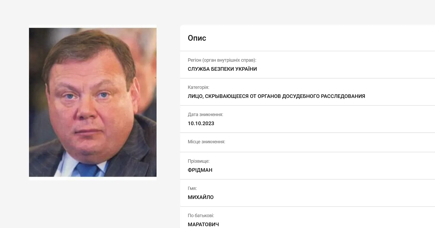 СБУ оголосила у розшук російського олігарха Фрідмана dqxikeidqxiqqeant