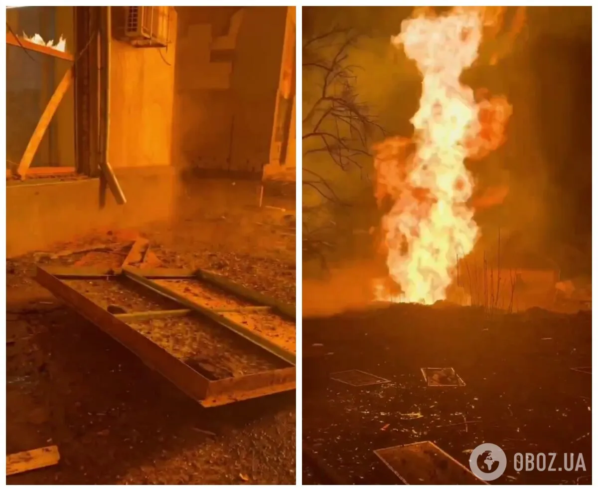 Обстріл Херсона увечері 23 грудня