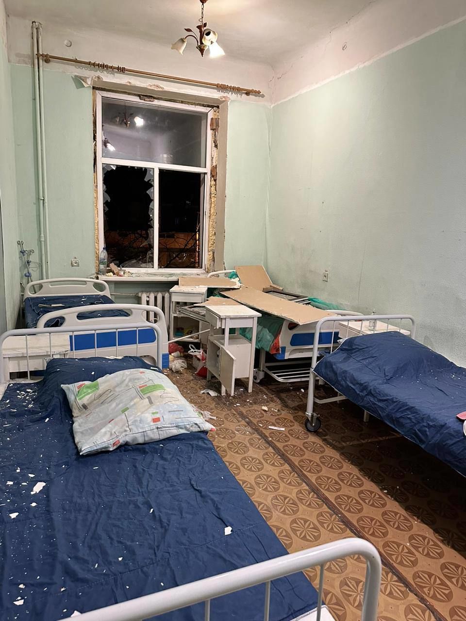 Наслідки обстрілу лікарень Харкова 30 грудня 2023 року / © Міністерство охорони здоров’я України