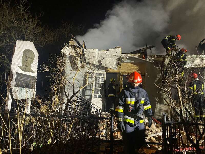 Как выглядит музей Шухевича во Львове после атаки дронов: фото