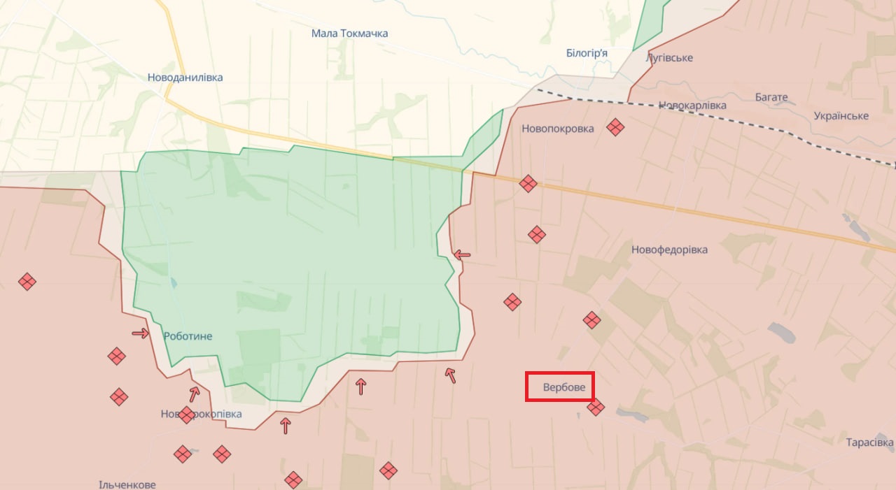 ЗСУ просунулися в районі Вербового, росіяни залишили деякі позиції, - Генштаб dqxikeidqxitkant