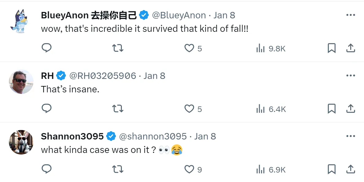 Жодної подряпини на екрані! iPhone випав з літака з висоти в 5 км і залишився цілим: історія розбурхала інтернет. Фото