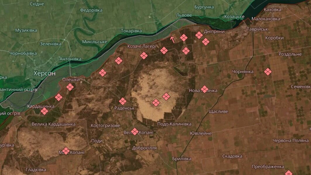 Російські десантники не хочуть йти в штурми на лівобережжі Херсонщини: в ОК dqxikeidqxitkant