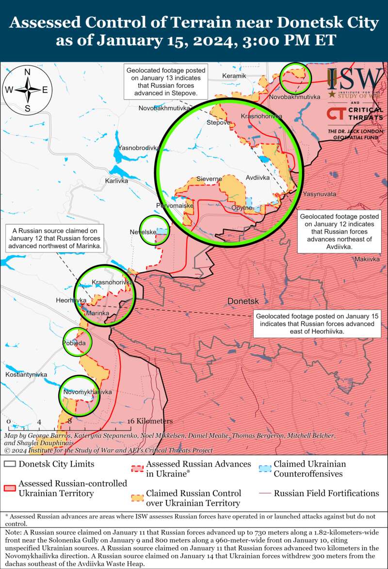 ВСУ нанесли удар по позиции российских ВДВ возле Бахмута: карты ISW