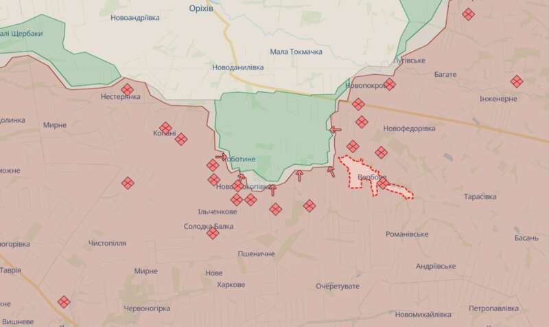 Россияне в районе Вербового увеличили количество наступательных и штурмовых действий, - ВСУ dqxikeidqxitkant