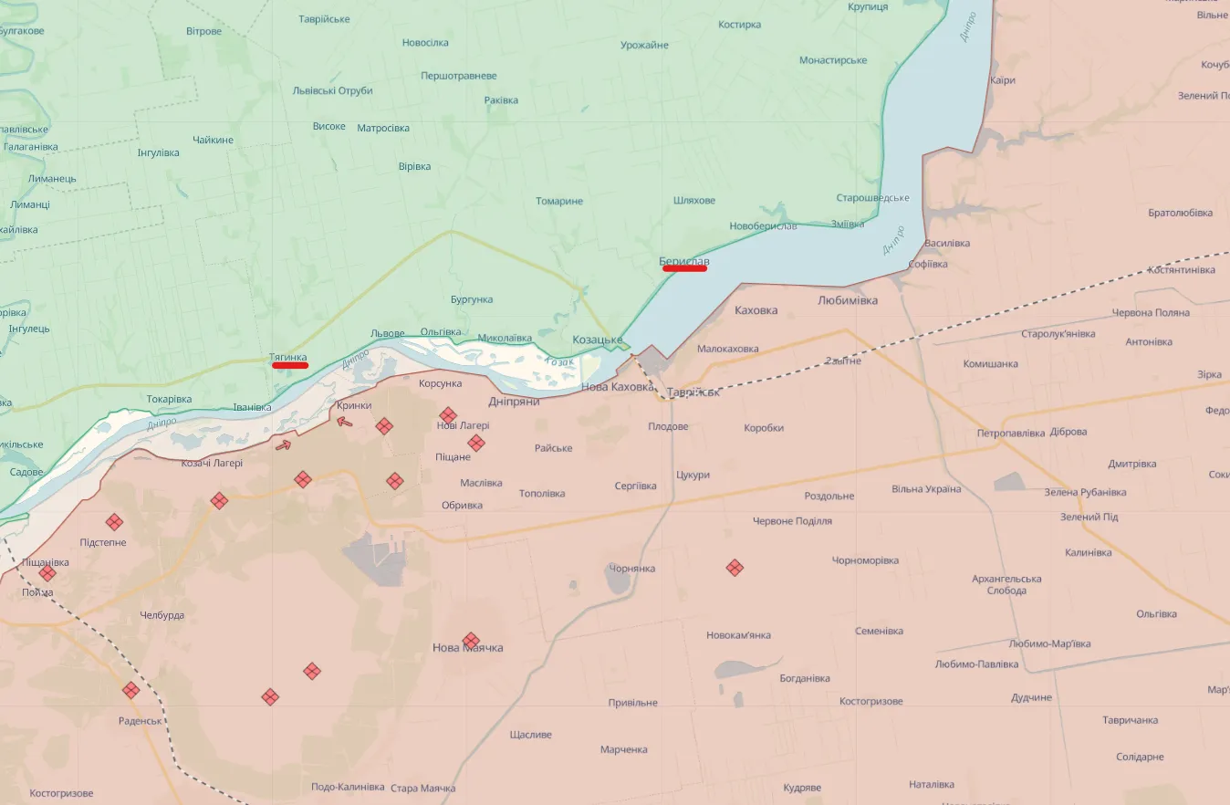 Окупанти вдарили по Бериславу і Тягинці на Херсонщині: є загиблий і поранені dqxikeidqxiqxxant
