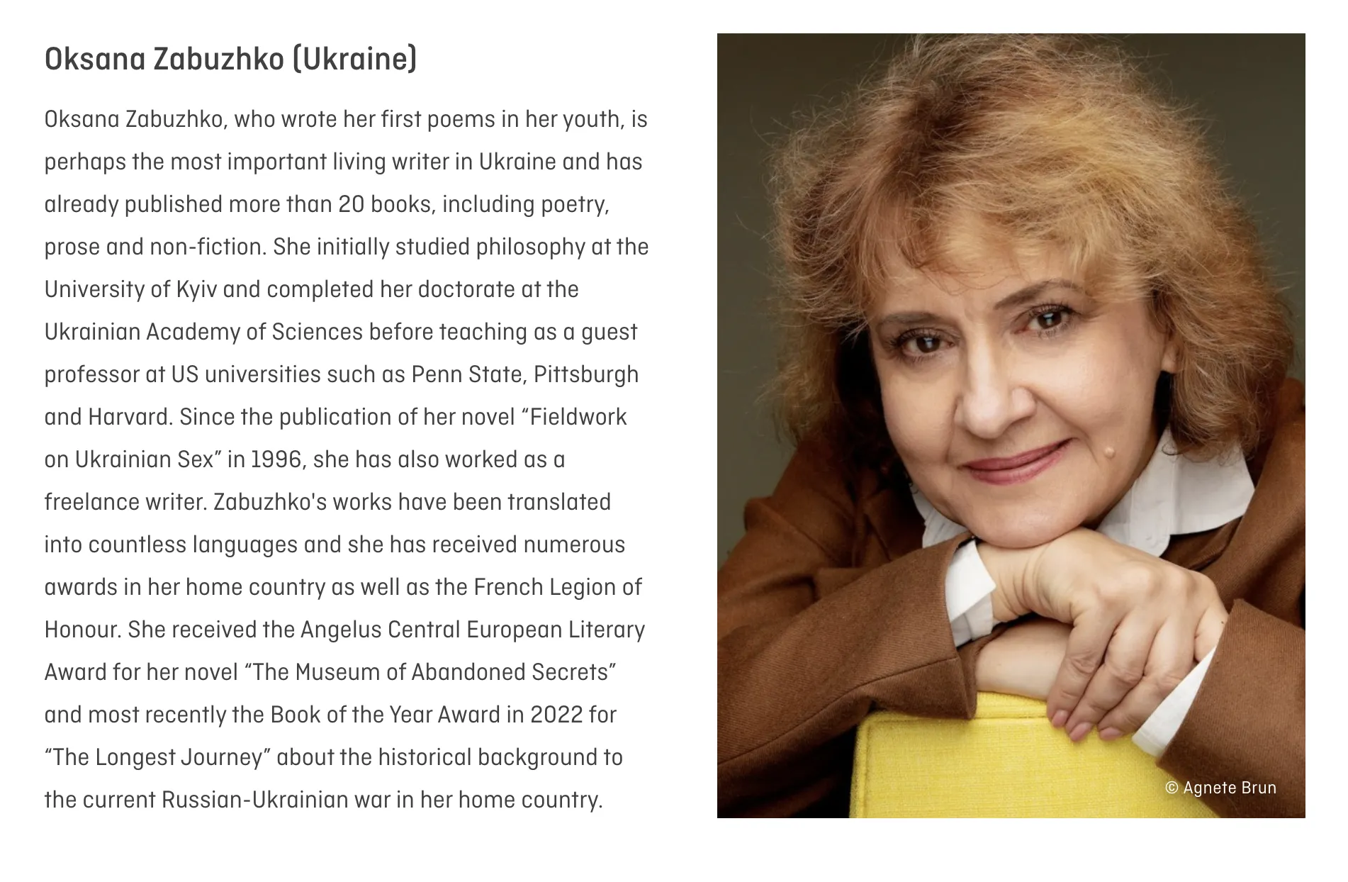 Писательница Забужко вошла в состав жюри Берлинале: чем известна украинка, попавшая в топ-100 женщин года dqxikeidqxiqxxant