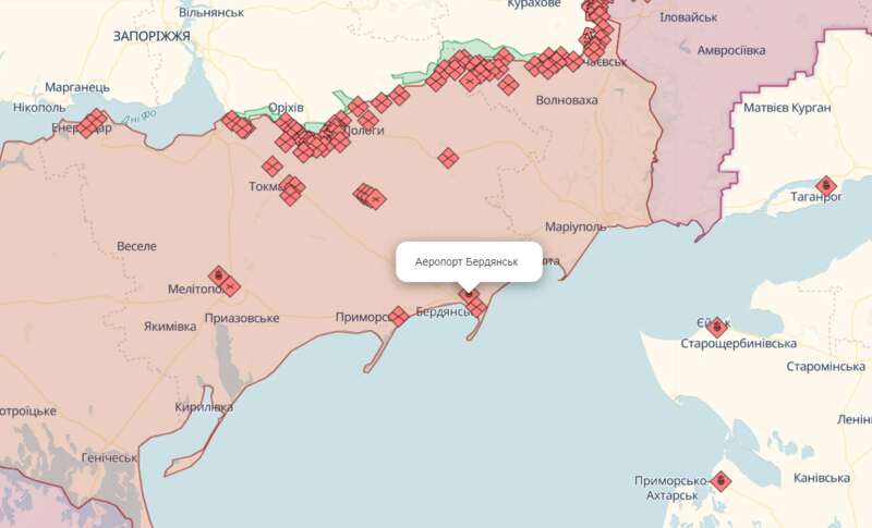 У Бердянську пролунало кілька вибухів dqxikeidqxitkant