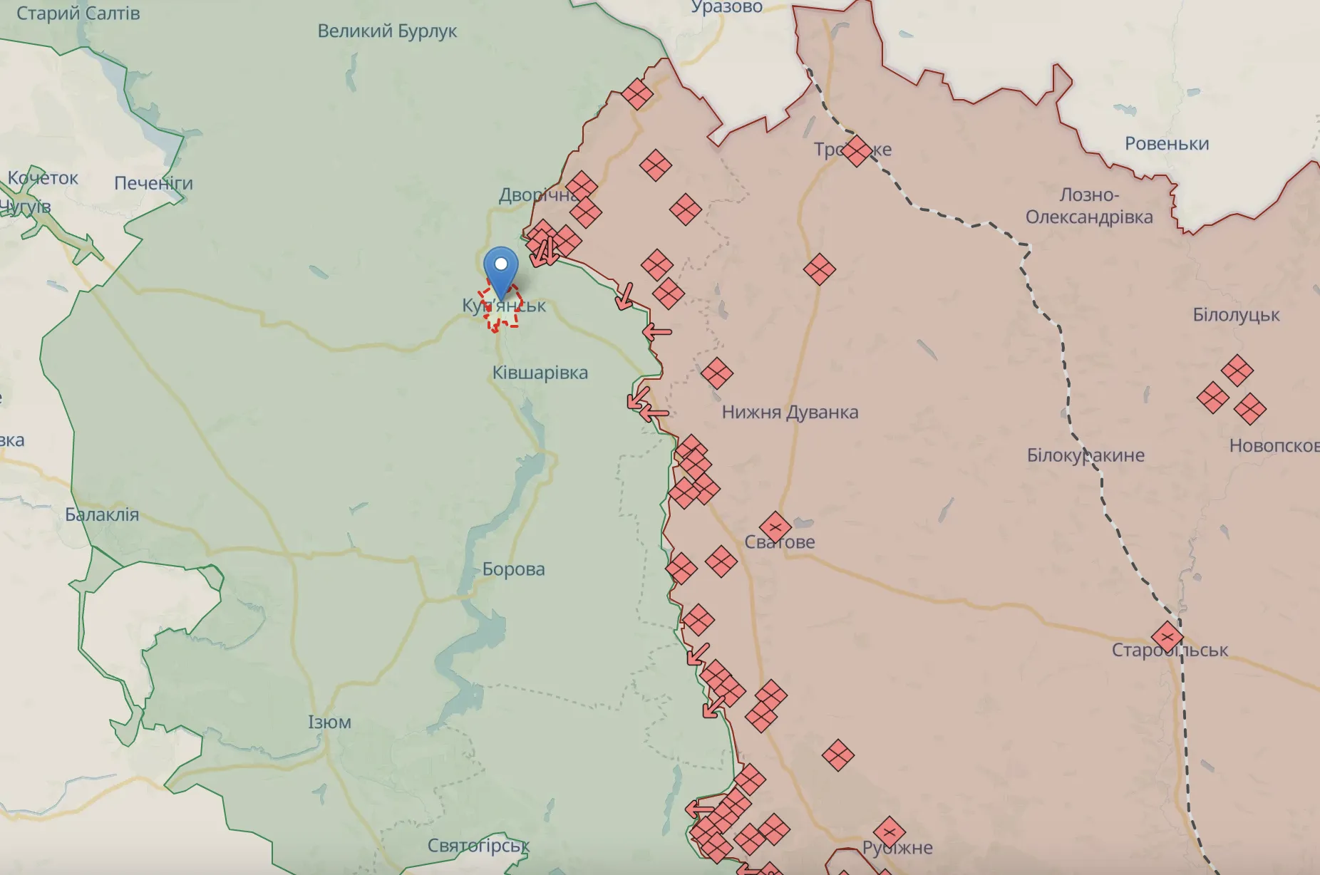 Сирський провів перерозподіл сил та засобів на Куп’янському напрямку. Фото