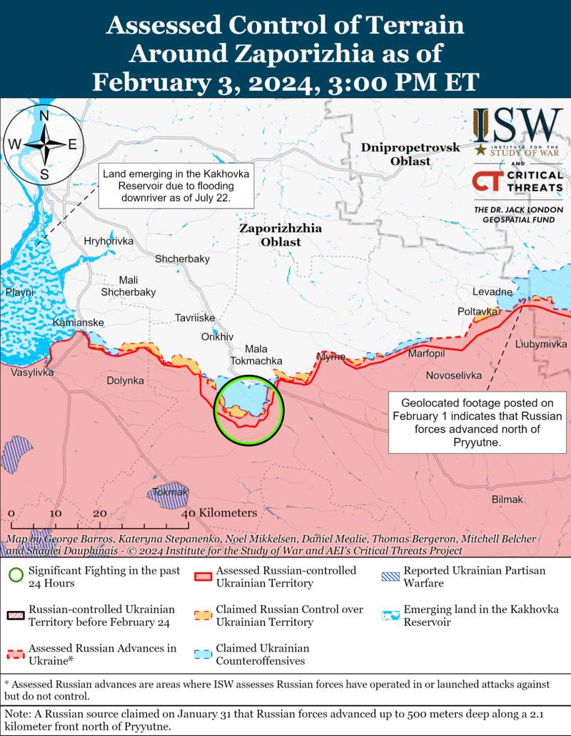 Бойцы ВСУ продвинулись возле Бахмута: карты ISW