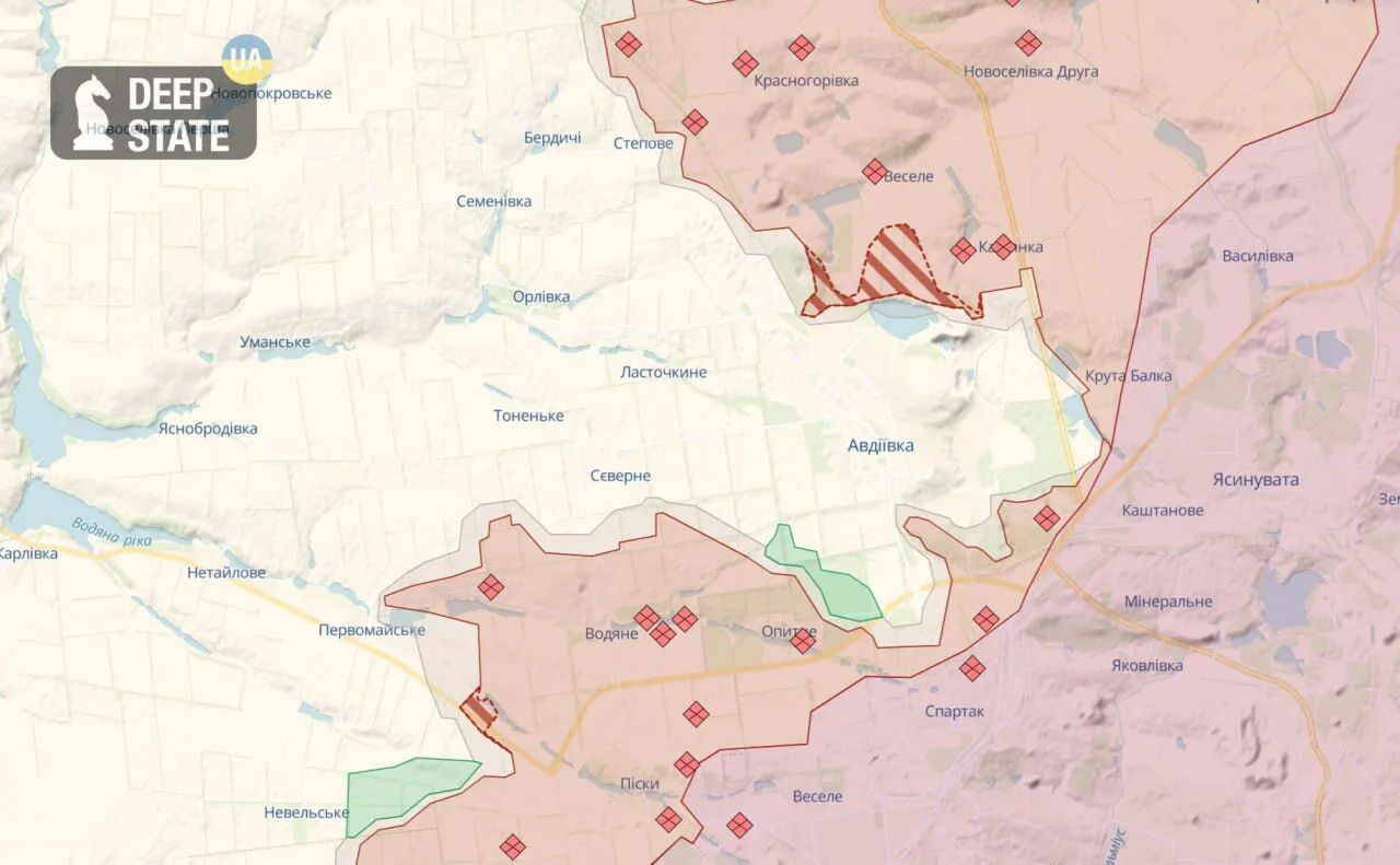 Окупанти просунулися на півночі Авдіївки та в Первомайському – DeepStatе dqxikeidqxitkant