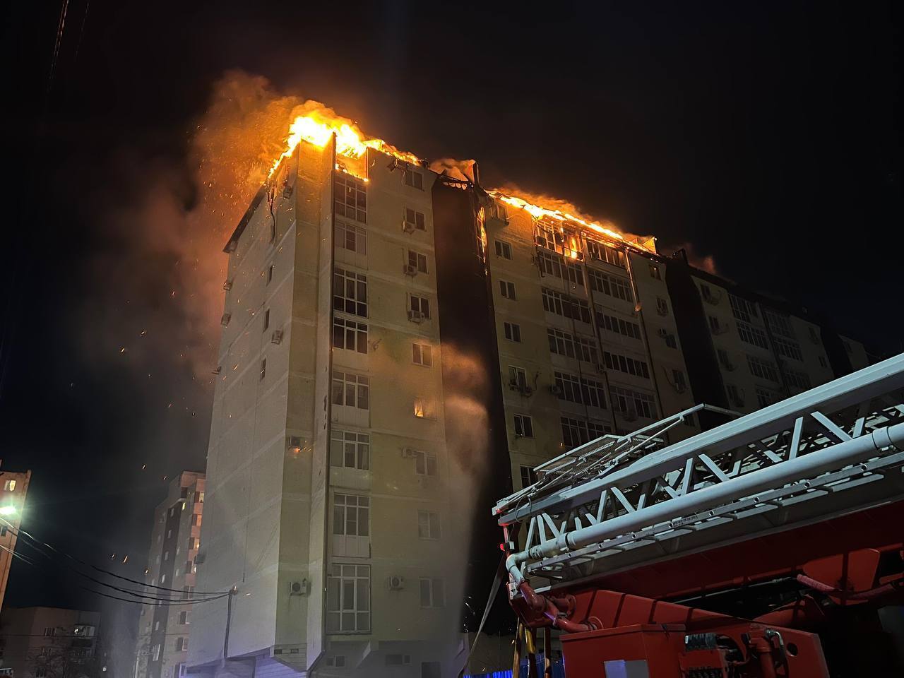 Пожар в жилом доме