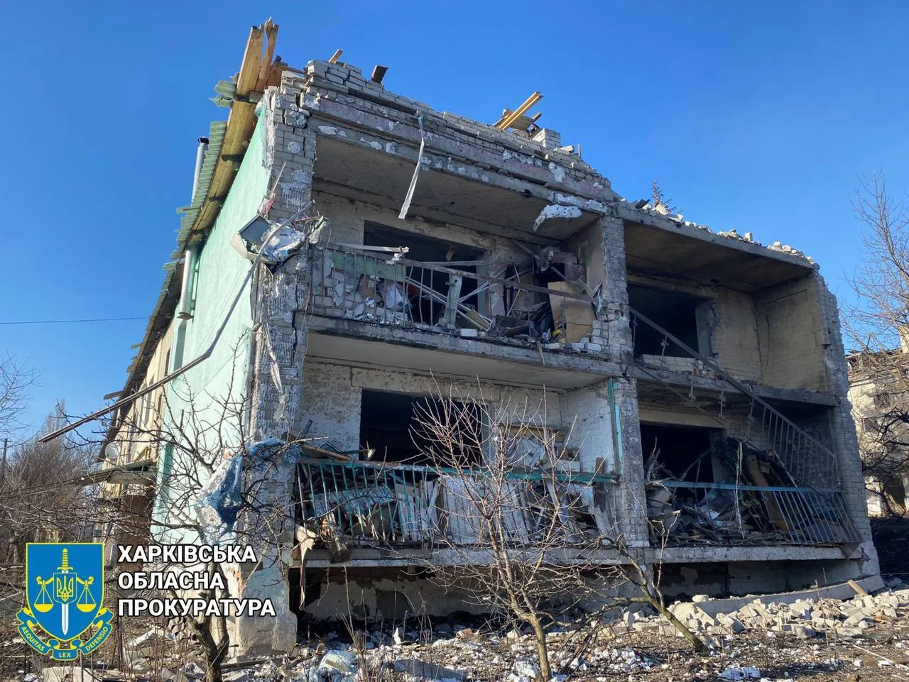 The Russians shelled Kupyansk with heavy aerial bombs: residential buildings were destroyed and there were casualties. Photo