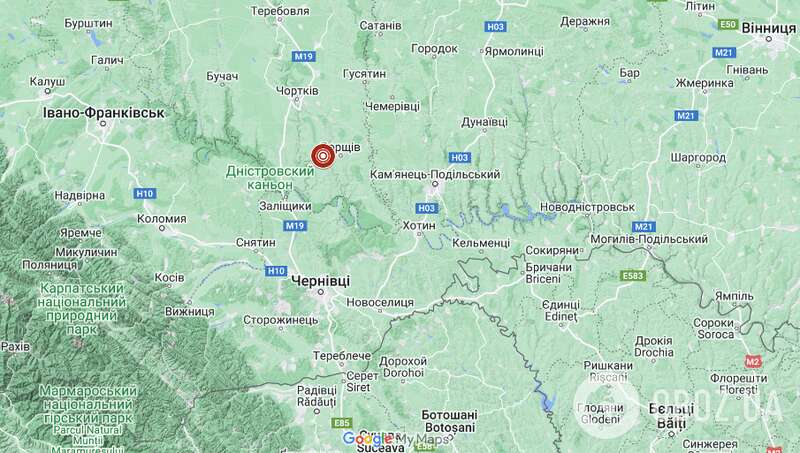 Землетрус у Тернопільській області 18 лютого 2024 року dqxikeidqxiqxxant