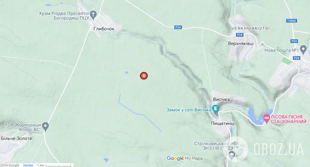 Де стався землетрус