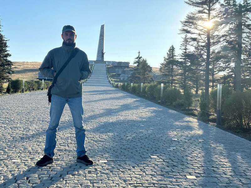 Андрей Коц на Саур-Могиле в Горловском районе Донецкой области dqxikeidqxiqqeant