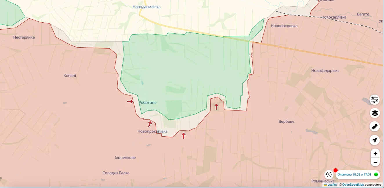 The Russian occupiers entered Robotina and surrendered. Video