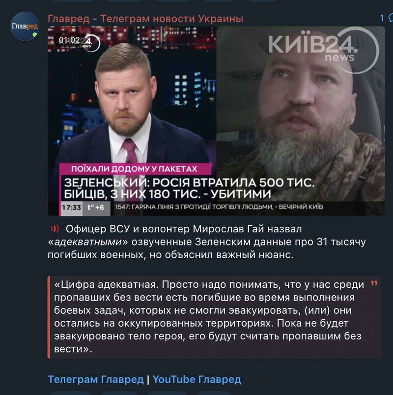 В военных кругах оценили озвученные Зеленским потери ВСУ в 31 тысячу dqxikeidqxiqqeant