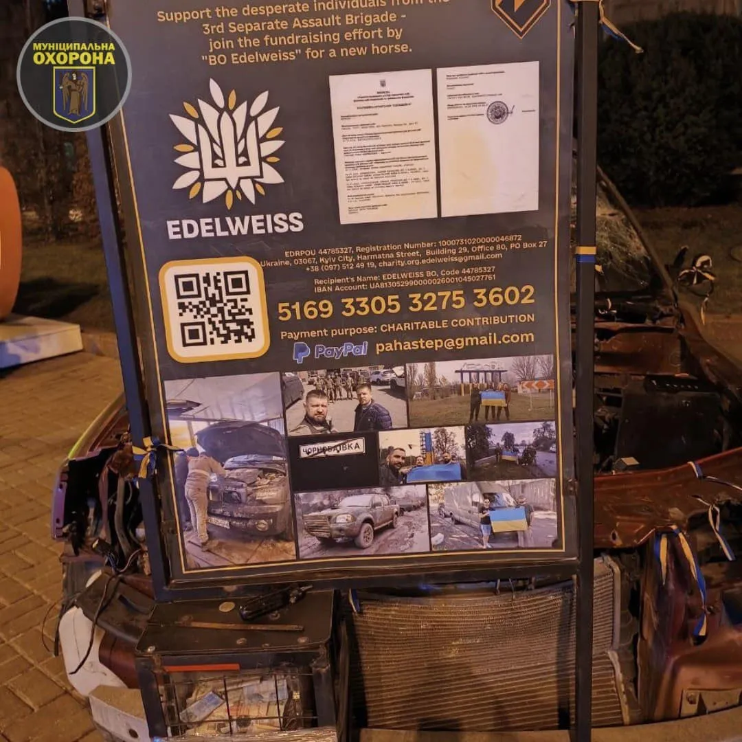 Поводився агресивно та зухвало: у Києві затримали хлопця, який намагався вкрасти благодійну допомогу для ЗСУ. Фото