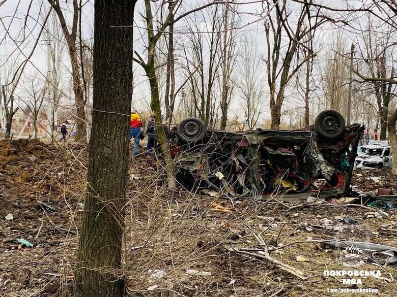 Consequences of the shelling of Pokrovsk