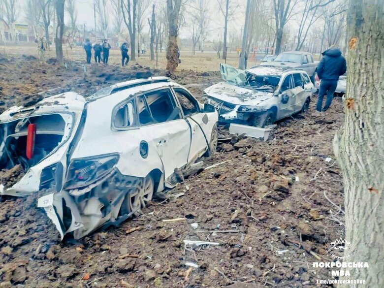 Consequences of the shelling of Pokrovsk eiqrriquidreant