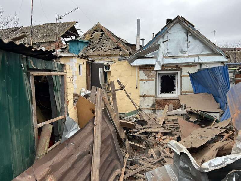 In the morning, the invaders struck Nikopol, houses were damaged: a woman was injured. Photo