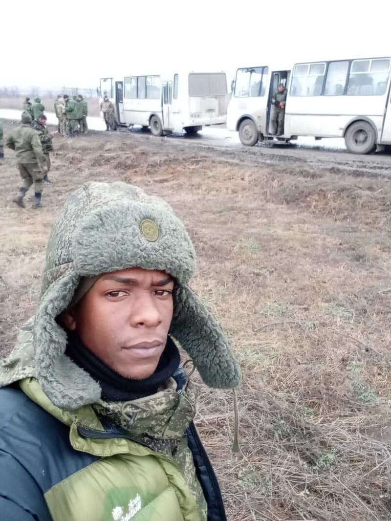 Один из кубинцев, воюющих на стороне окупантов.