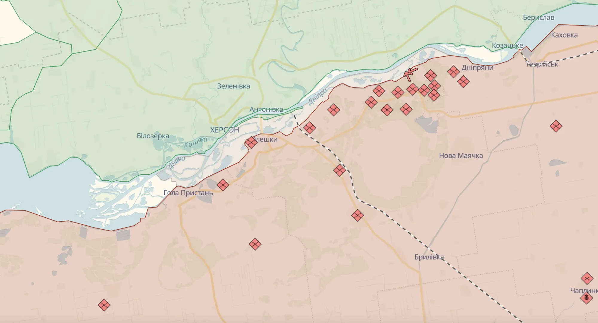 Россияне обстреляли Херсон с левого берега Днепра: пострадал мужчина dqxikeidqxiqqeant
