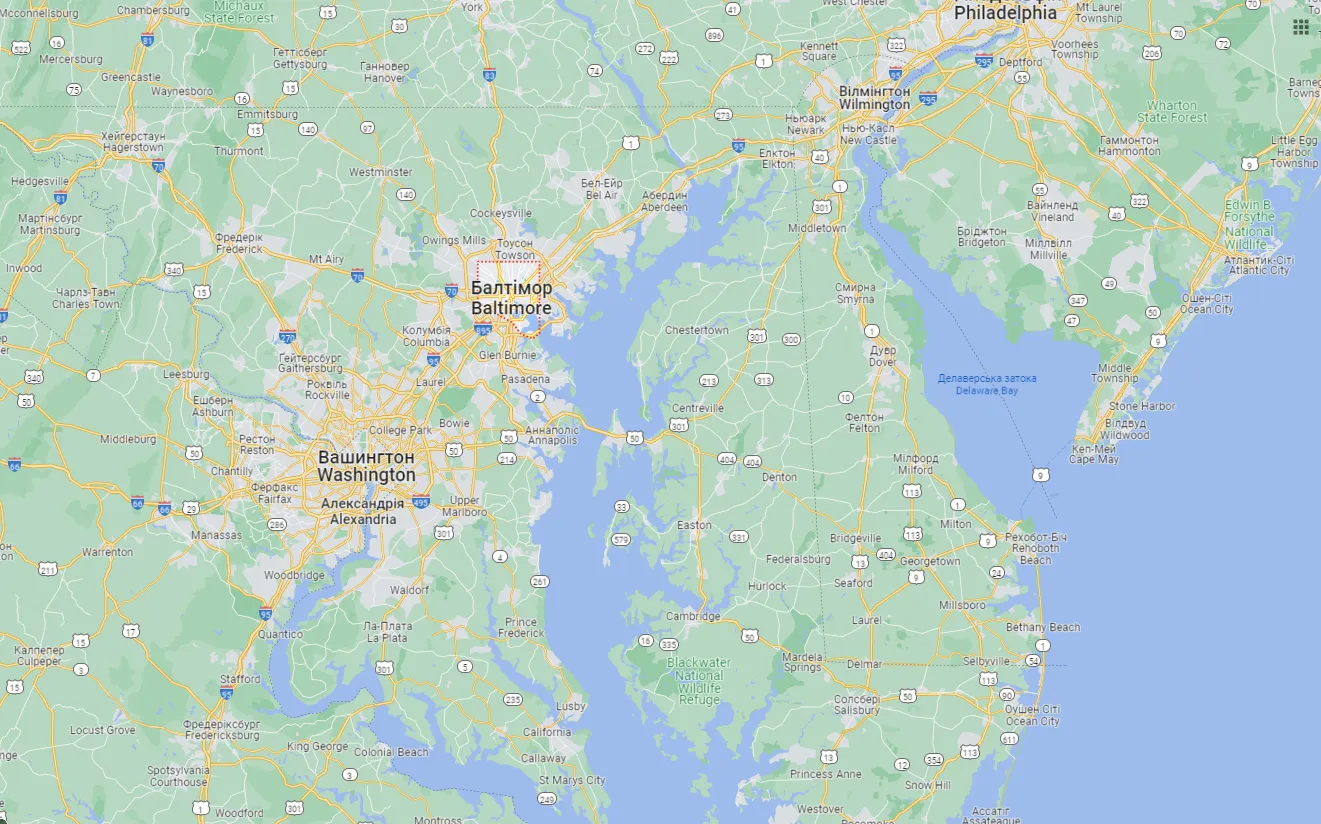 У Балтіморі дістали лише два тіла з гавані після обвалу мосту