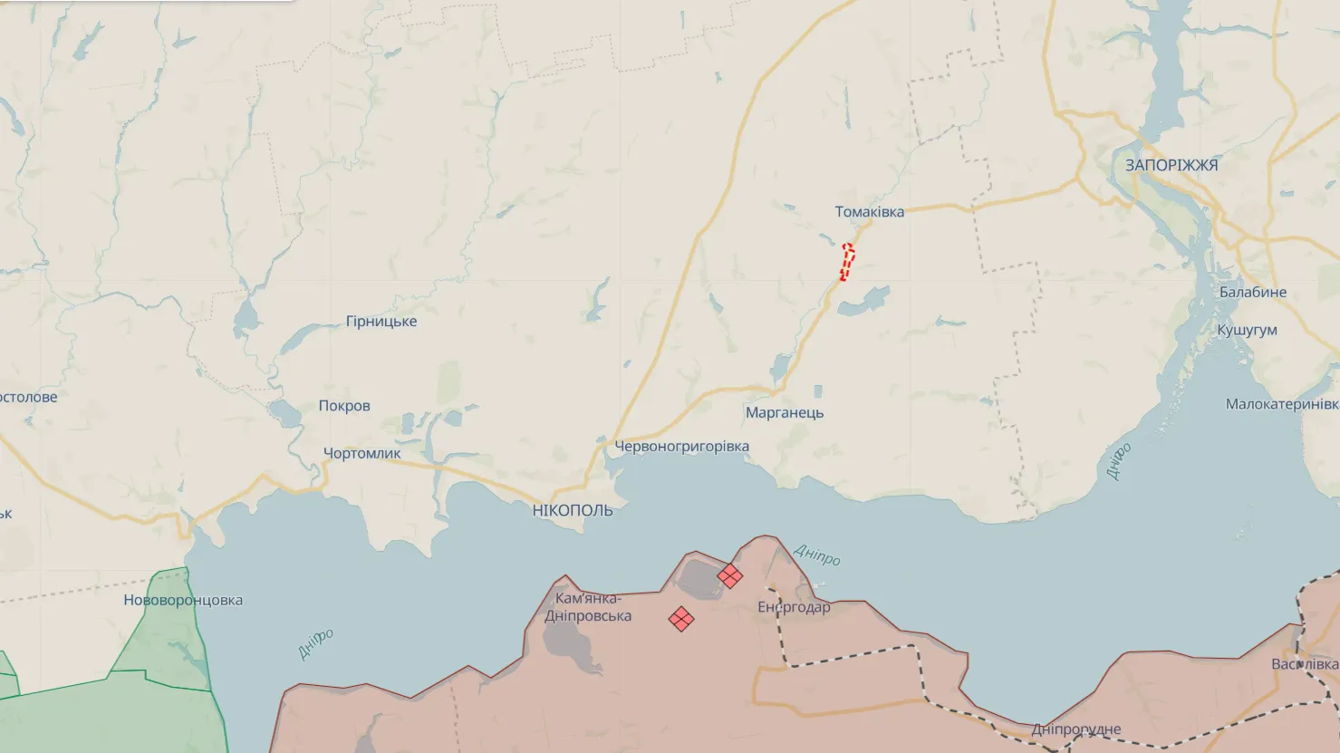 In the Dnepropetrovsk region, an enemy kamikaze drone hit a car: there are dead and wounded