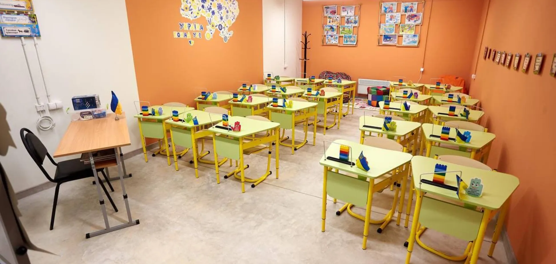 В Харькове построили первую подземную школу: имеет 20 классных комнат и может принять 900 учеников в две смены. Фото dqxikeidqxitkant