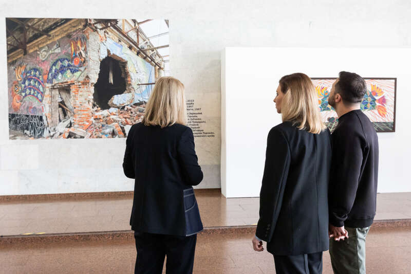 Володимир та Олена Зеленські