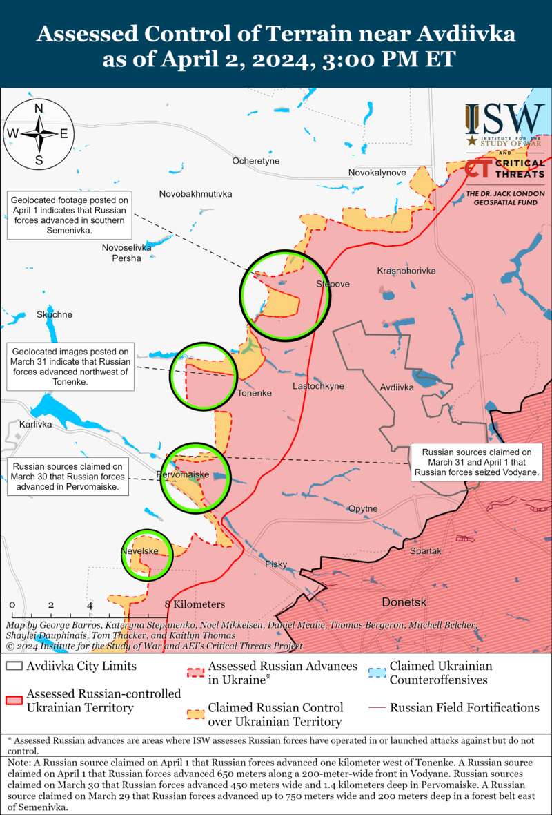 Росіяни атакують за кількома напрямками: карти ISW