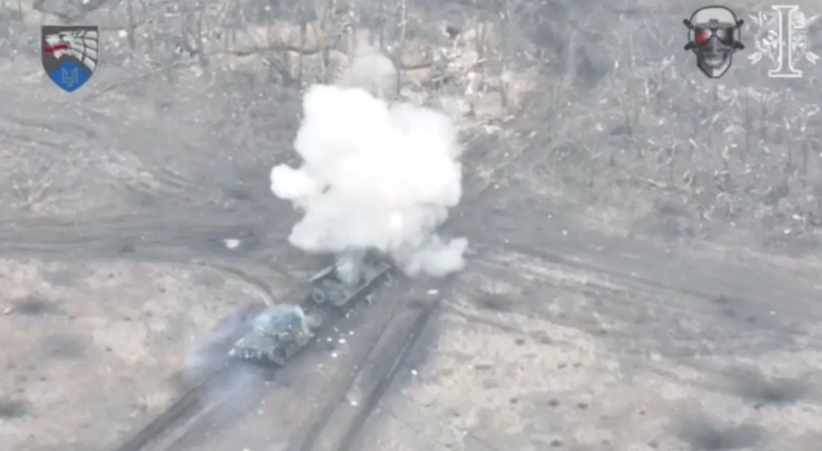 Drones and Brimstone missiles were at work: the MTR showed spectacular footage of the destruction of the occupiers and their equipment. Video