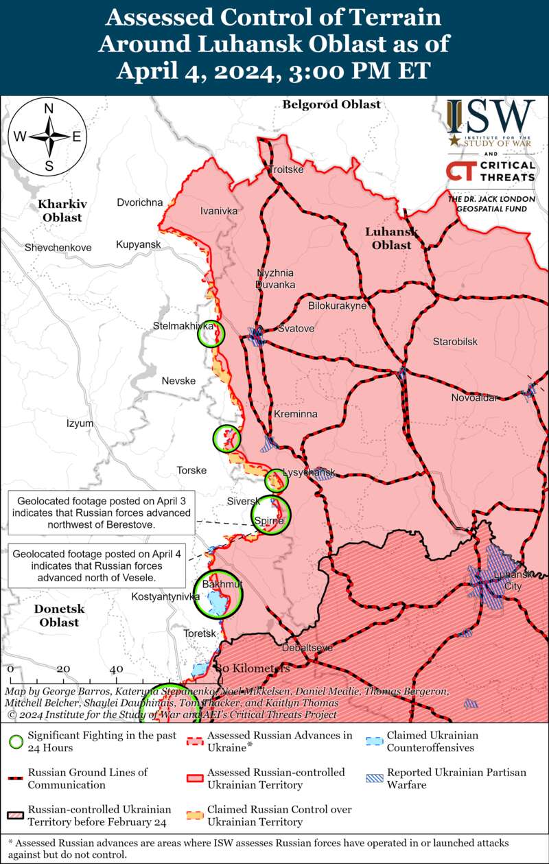 Russian troops are increasing the pace of their offensive in different directions - ISW maps dqxikeidqxitkant