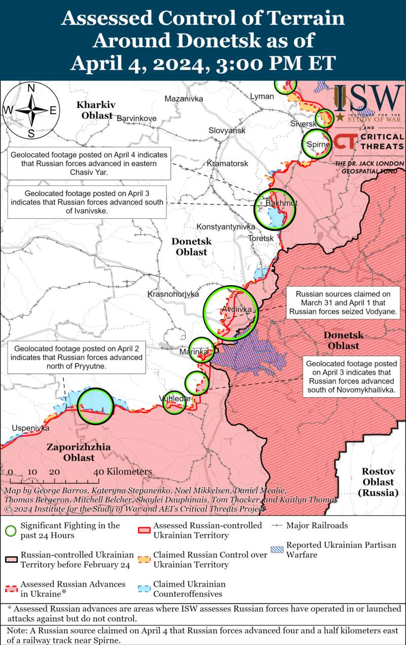 Russian troops are increasing the pace of their offensive in different directions - ISW maps