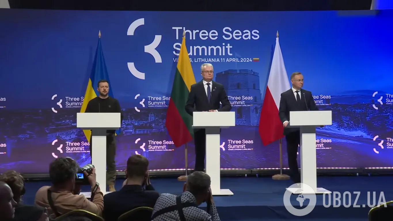 Прес-конференція Володимира Зеленського, Гітанаса Науседи та Анджея Дуди dqxikeidqxiqqeant