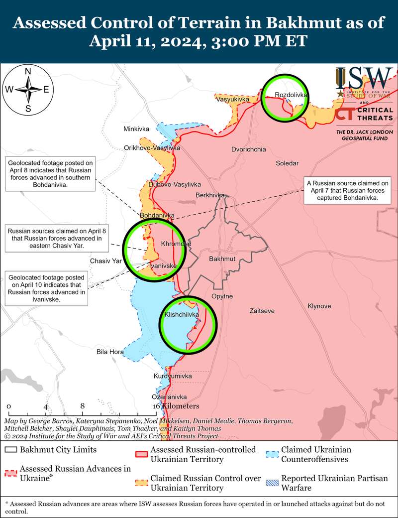 The occupiers have made little progress in the Kremennaya area, positional battles are taking place near Bakhmut: ISW analysis