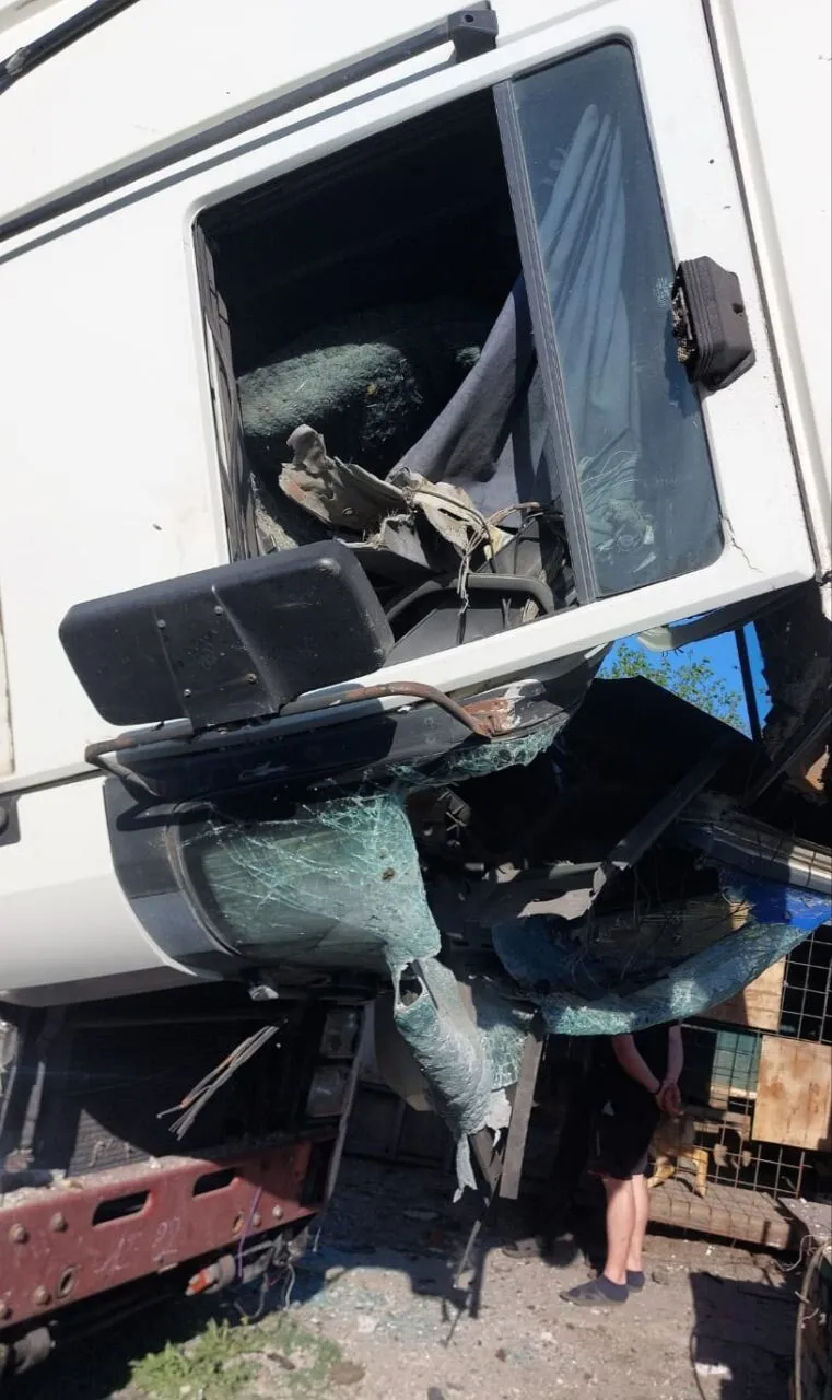 A Russian missile was shot down in Krivoy Rog: 15 houses were damaged by debris. Photo