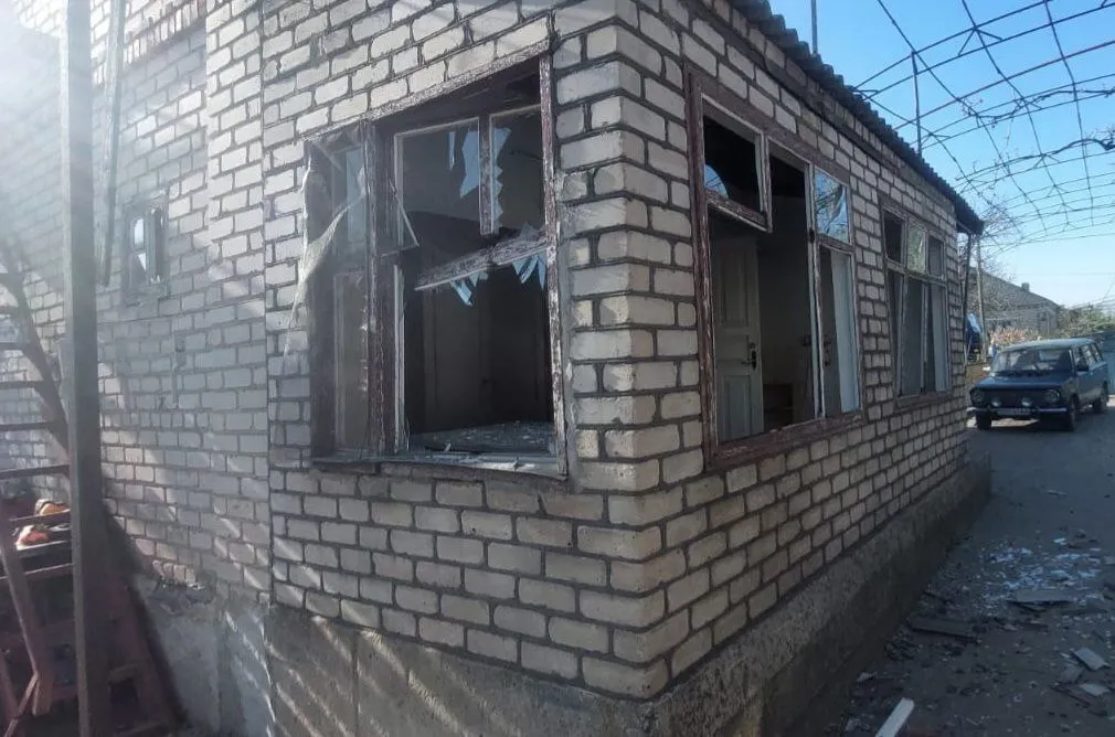 A Russian missile was shot down in Krivoy Rog: 15 houses were damaged by debris. Photo