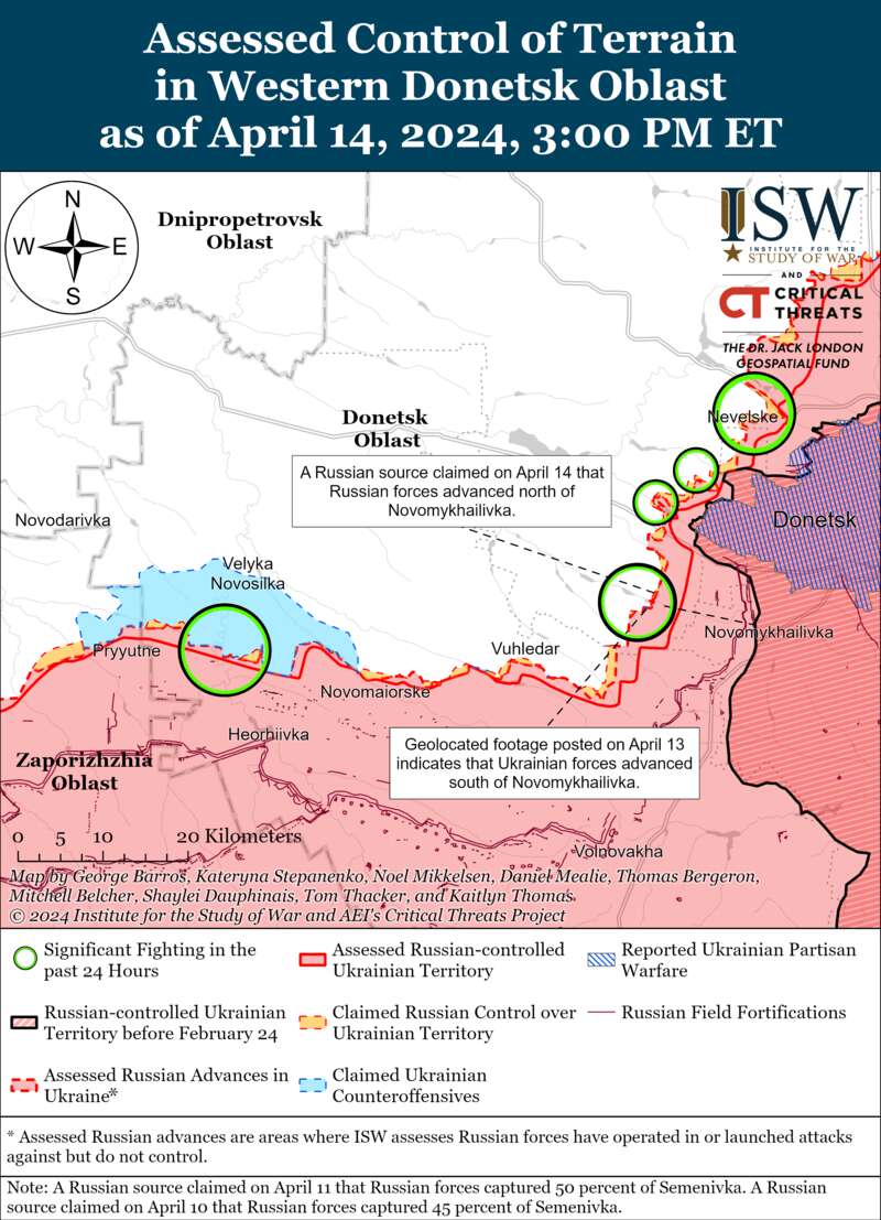 The Ukrainian Armed Forces advanced in the area of Kreminnaya and Novomikhailovka: ISW maps