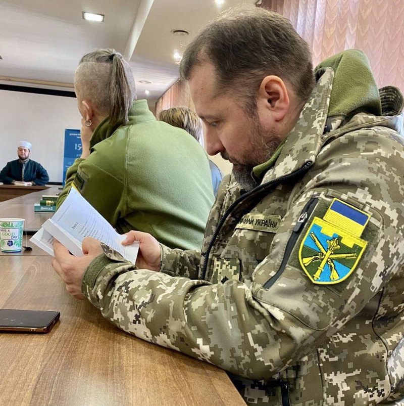 И.о. начальника Службы военного капелланства Сил ТрО Андрей Апаров