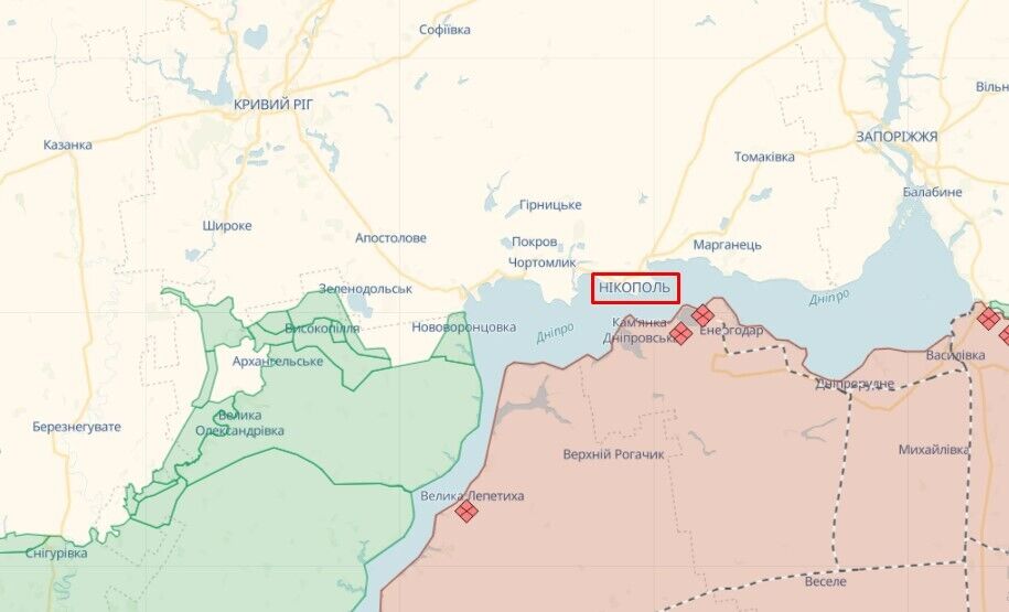 оккупанты ударили по Никополю, есть разрушение и пострадала. Фото